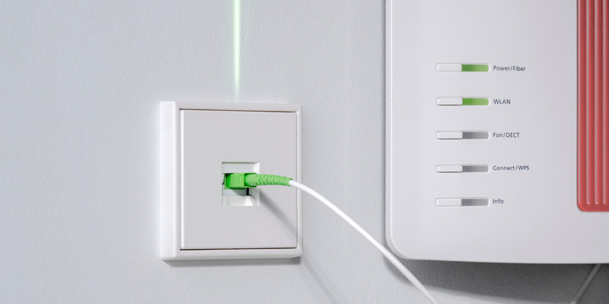 Die neuen Glasfaser-Anschlussdosen bei Gunkel Elektro e.K. in Sinntal