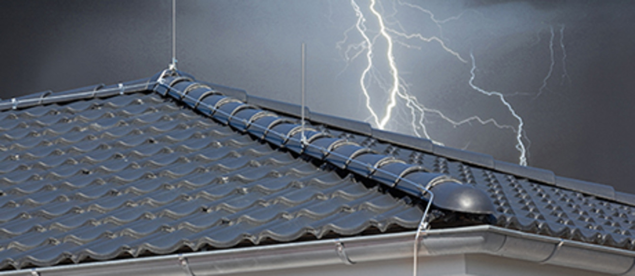 Äußerer Blitzschutz bei Gunkel Elektro GmbH in Sinntal