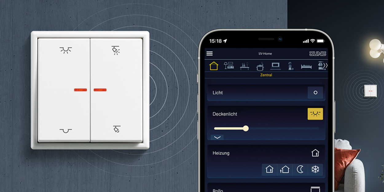 KNX RF Taster bei Gunkel Elektro GmbH in Sinntal