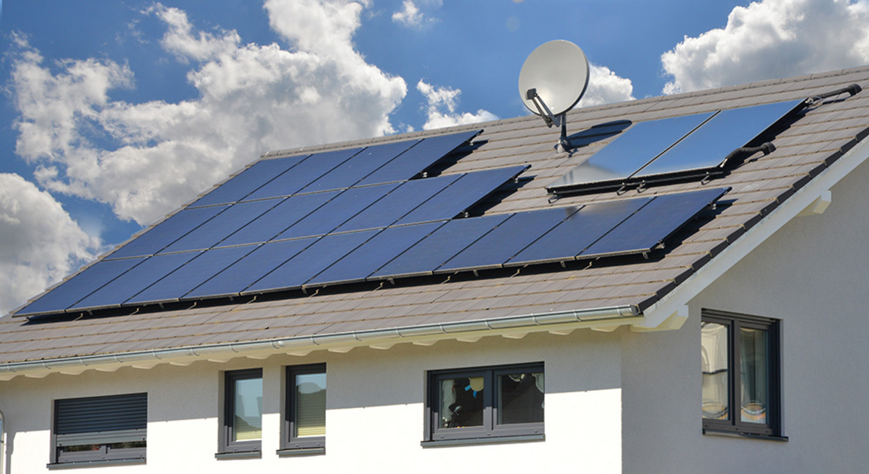 Photovoltaik bei Gunkel Elektro GmbH in Sinntal